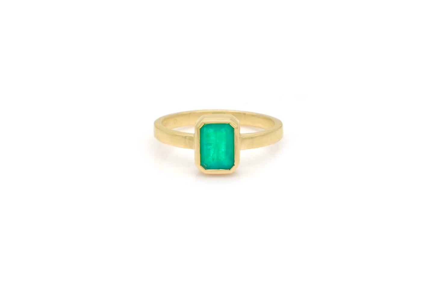 Emerald Bezel Ring